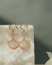 NOVA Series - Glow - Overlap Drop Earrings - 18K Gold Plated