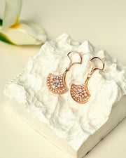 NOVA Series - Glow - Overlap Drop Earrings - 18K Gold Plated