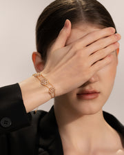 NOVA Series – Twelve-Star Bracelet (Gold, White) – Original Design by Professional Designers
