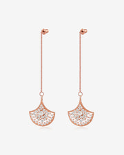 NOVA Series - Glow-Overlap Dangle Earrings - 18K Gold Plated