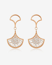 NOVA Series - Glow - Overlap Drop Earrings - 18K Gold Plated