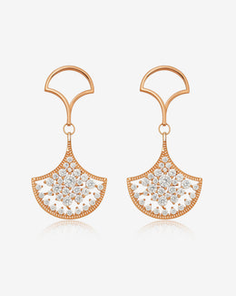 NOVA Series - Glow - Overlap Drop Earrings - 18K Gold Plated