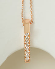 AURA Series - The Linear Beam Necklace - Minimalist Design