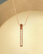 AURA Series - The Linear Beam Necklace - Minimalist Design