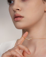AURA Series - Thirteen Star Necklace - Rhodium Plated