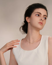 AURA Series - Thirteen Star Necklace - Rhodium Plated