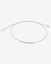 AURA Collection - Smile Necklace - 18k Gold Plated - Minimalist Design