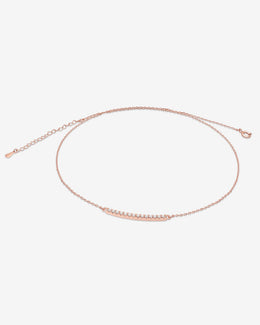 AURA Collection - Smile Necklace - 18k Gold Plated - Minimalist Design