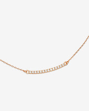 AURA Collection - Smile Necklace - 18k Gold Plated - Minimalist Design