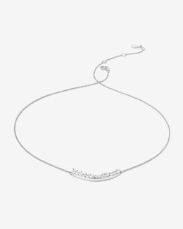 AURA Series - Thirteen Star Necklace - Rhodium Plated