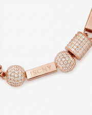 OLNY Series - Star Pillar Bracelet - Full Setting - 18k Gold Plated
