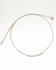 AURA Collection - Smile Necklace - 18k Gold Plated - Minimalist Design