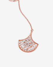 NOVA Series - Glow-Overlap Lariat Necklace - 18K Gold Plated