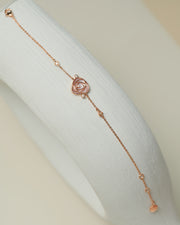 NOVA Series - Blooming Bracelet - Single Rose - Inlaid with Natural Mother-of-Pearl