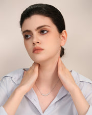 AURA Series - Thirteen Star Necklace - Rhodium Plated