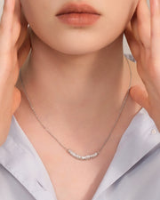 AURA Series - Thirteen Star Necklace - Rhodium Plated