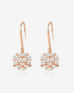 NOVA Series – Twelve Star Earrings (Gold, White) – Original Design by Professional Designers