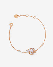 NOVA Series - Blooming Bracelet - Single Rose - Inlaid with Natural Mother-of-Pearl