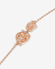 NOVA Collection - Blooming Bracelet - Single Rose - Inlaid with Natural Mother-of-Pearl