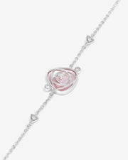 NOVA Series - Blooming Bracelet - Single Rose - Inlaid with Natural Mother-of-Pearl