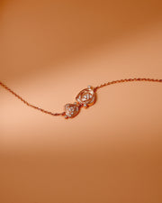 NOVA Collection - Blooming Bracelet - Single Rose - Inlaid with Natural Mother-of-Pearl