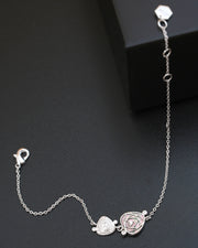 NOVA Collection - Blooming Bracelet - Single Rose - Inlaid with Natural Mother-of-Pearl