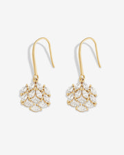 NOVA Series – Twelve Star Earrings (Gold, White) – Original Design by Professional Designers