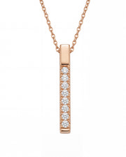 AURA Series - The Linear Beam Necklace - Minimalist Design