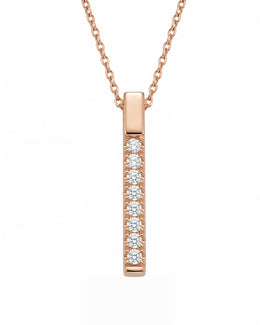 AURA Series - The Linear Beam Necklace - Minimalist Design